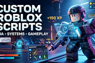 do roblox scripting, lua scripting, roblox systems, bug fixing, gameplay systems