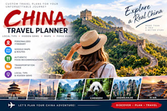 create a personalized china travel itinerary for your trip