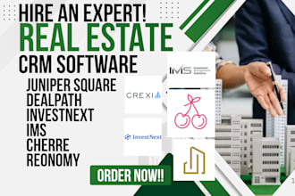 setup juniper square dealpath investnext ims cherre reonomy real estate CRM