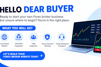 build forex trading website with mt4 mt5 integration