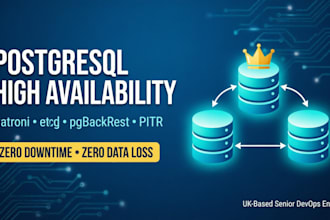 setup patroni failover postgresql ha cluster with backups and monitoring