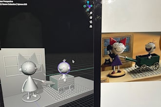 sculpt 3d miniature for 3d printing, 3d sculpt, sculpture 3d model, stl repair