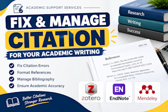 format fix and manage your citations and references