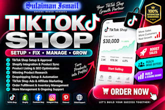 setup tik tok shop fix tiktok dropshipping shopify dropshipping store tiktok ads