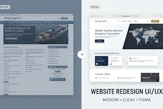redesign your website UI UX in figma