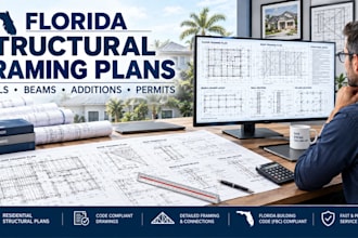 florida structural framing plans walls beams additions permit drawing floor plan