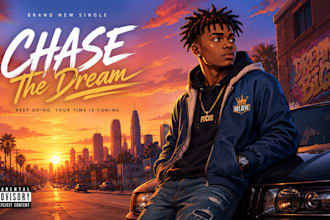 design your music cover art, album cover art, single cover, mixtape cover art