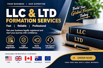 create your llc or ltd company professionally