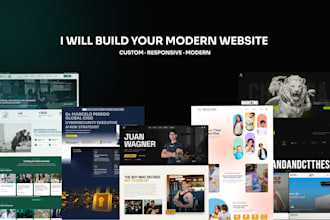 build a modern responsive landing page