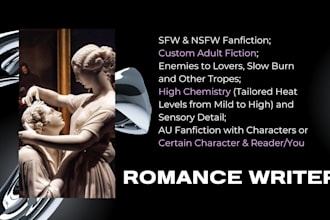 write authentic custom spicy story, erotic fanfiction