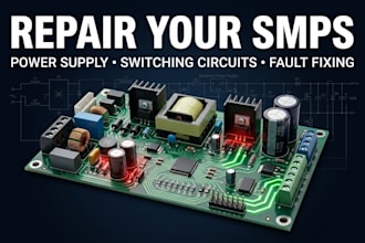 fix smps pcb, power supply and switching circuit problems