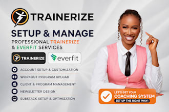 setup trainerize and upload your workout programs on tranerize