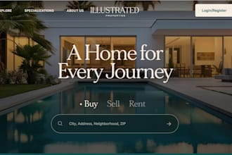 design a  luxury website design and website development