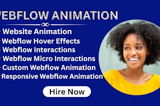 do smooth webflow animations, transitions, and interactions