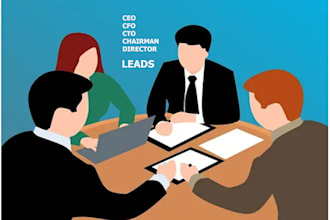 provide c level executive CEO cfo cto verified leads