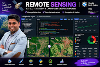 do satellite imagery and land cover change analysis with google earth engine