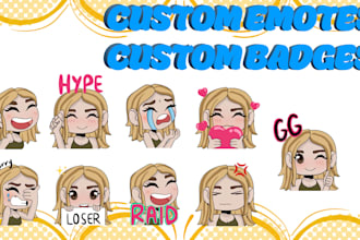 draw custom emotes or badges