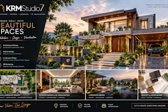 design modern exteriors and landscapes