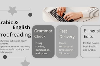 do arabic and english proofreading and editing services