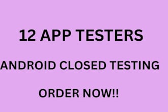 provide 12 testers google play