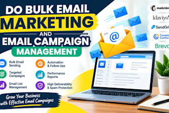 do bulk email marketing and email campaign management