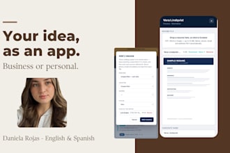 develop a custom web application for business or personal use