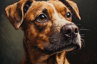 draw custom cartoon pet portraits of dogs cats or any pets
