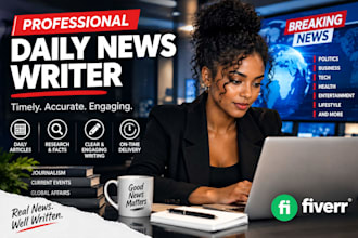 write a journalistic daily news article for publication