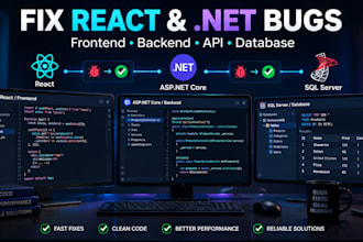 fix react and dotnet bugs
