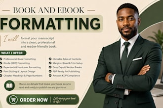 do book formatting, kdp book publishing, paper back, kindle ebook formatting