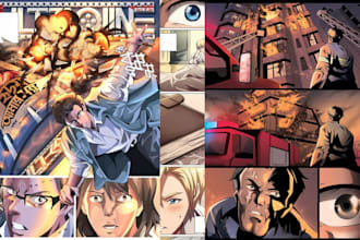 manga comic book illustration anime manga comic manhwa manga artist manga panel