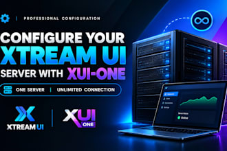 conf your xtream ui server with xui one server with unlimited connection