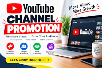 shoutout youtube channel promotion on 580m organic subscriber