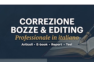 proofread and edit your italian text