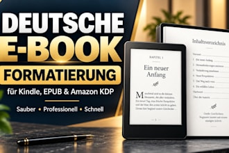 formatiere ihr deutsches ebook für kindle, epub und amazon KDP