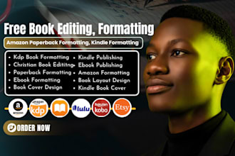 do KDP book editing kindle paperback book formatting for amazon book publishing