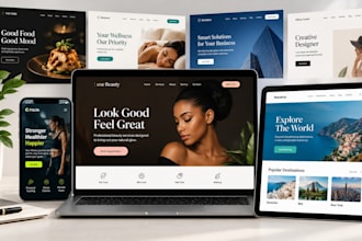 design a beauty salon website with online booking and appointment system