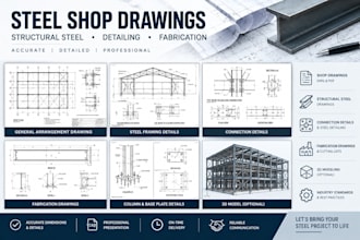 steel shop drawings structural steel detailing fabrication drawings