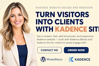 design redesign wordpress website using kadence blocks kadence pro kadence theme