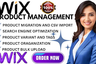 do wix product SEO variant tag CSV import organization bulk upload migration