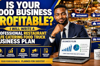 write a professional restaurant cafe catering food truck business plan