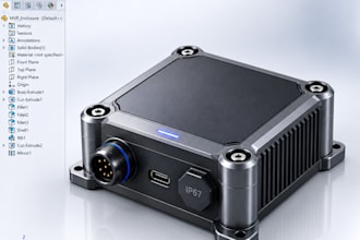 design startup hardware mvp prototype in solidwork 3d printing manufacturing