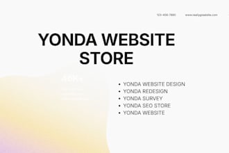 build and optimize your yonda ecommerce store for search and growth