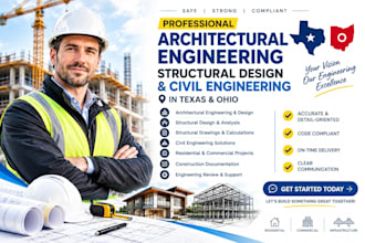architectural engineer, structural design, civil engineering, in texas and ohio