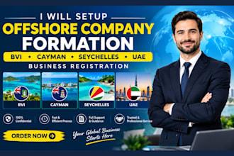 setup offshore company formation bvi cayman seychelles uae business registration