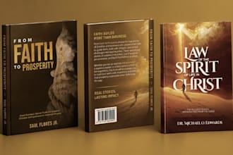 design christian ebook cover and faith devotional boook cover for amazon kdp