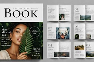 design ebook layout, lead magnet PDF workbook, coaching ebook, interactive PDF