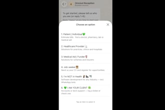 turn whatsapp into your best receptionist, salesperson, support desk, recruiter