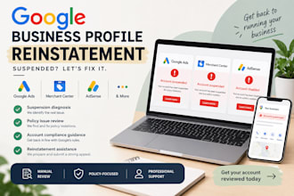 reinstate and fix suspended gmb profile google my business reinstatement appeal