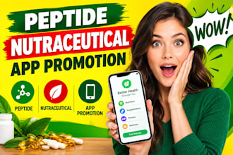 promote your peptide, nutraceutical or health app with SEO content marketing